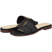 Tommy Hilfiger Damen Tanyha Flache Sandalen, Schwarz 001, 40 EU - 40 EU