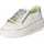 REMONTE Damen Sneaker D1C06, Frauen Halbschuhe,lose Einlage,Strassenschuhe,Sportschuhe,Freizeitschuhe,Turnschuhe,Weiss Kombi (80),39 EU - 39