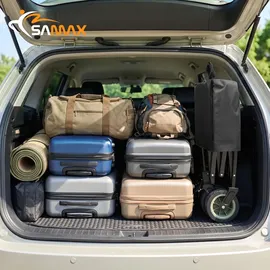 SAMAX Bollerwagen Faltbar Offroad Camping Edition Schwarz/Matcha Grün