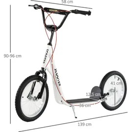 Homcom Kinderscooter weiß