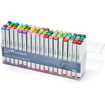Copic Classic Set "72 Colors C" 72er Set im Acryl-Display Twin Marker mehrfarbig