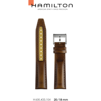 Hamilton Leder Other New Products Band-set Leder-braun-20/18 H690.433.104 - braun