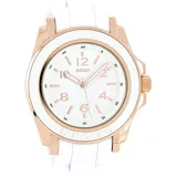 Oozoo weiß Silikon Timepieces Damen Analog-Quarzuhr UOC4916A | Weiß