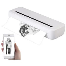 Callstel Mobiler Akku-Thermodrucker Weiß
