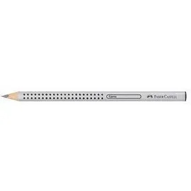 Faber-Castell Bleistift Jumbo Grip 12 St. 3,80 mm Silber