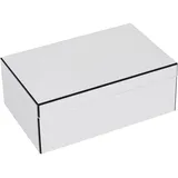 Gift Company Schmuckbox Tang S, Schmucktruhe, Kiste, MDF, Weiß, Schwarz, 22 x 14 cm, 77452