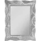 Kare Wandspiegel Wavy Silber, 94x124cm