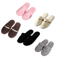 Teceyfeet Gästehausschuhe 5er Set Hochwertig, Unisex Gästepantoffeln Hochwertig Winter Warm Bequeme Korallensamt Slipper für Gäste - 43 EU