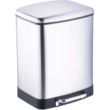 Dirt Devil Tretmülleimer 2 x 12 l Silber