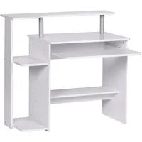 FineBuy Schreibtisch Modern mit Tastaturauszug