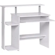 FineBuy Schreibtisch Modern mit Tastaturauszug