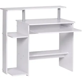 FineBuy Schreibtisch Modern mit Tastaturauszug
