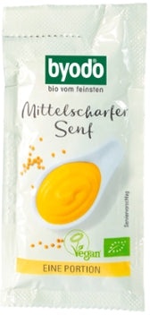 BYODO Mittelscharfer Senf (15ml Portionsbeutel) Bio