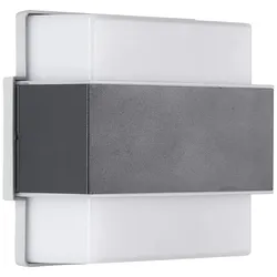 BRILLIANT ARCHIE LED Wandleuchte 15 cm Metall / Kunststoff Anthrazit, G96387/63