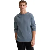 Marc O'Polo Rundhalspullover Blau XXL