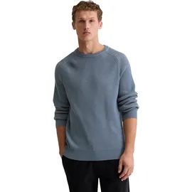 Marc O'Polo Rundhalspullover Blau XXL