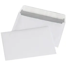 OFFICE PRODUCTS Briefumschläge weiß, C6, ohne Fenster, haftklebend, 80g/m2, 1000 Stück