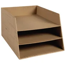 Exacompta Briefablage Eterneco 13447D, A4+, braun, Recyclingkarton 9002493116849 Exacompta