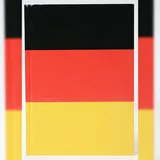Adina Notizbuch A5 blanko Deutschlandfahne