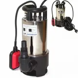 Apex Digital Edelstahl Schmutzwasser Tauchpumpe 44329 Gartenpumpe 1100W Schmutzwasserpumpe