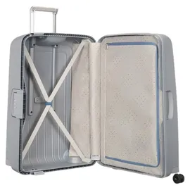 Samsonite S'Cure 4-Rollen 81 cm / 138 l silver