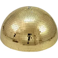 Eurolite Spiegel-Halbkugel 40cm gold motorisiert