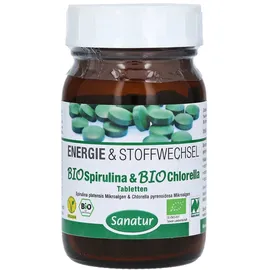 Sanatur GmbH Biospirulina & Biochlorella 2in1 Tabletten