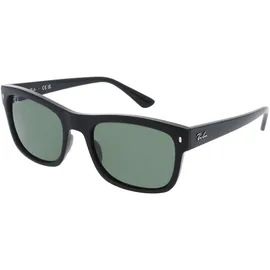 Ray-Ban RB4428 Unisex-Sonnenbrille Vollrand Quadratisch Propionat-Gestell, Schwarz