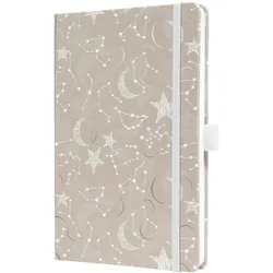 Sigel Wochenkalender Jolie ca. A5 Hardcover Cosmic Fantasy Beige 2026