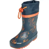 Playshoes Gummistiefel Bär marine/orange 31