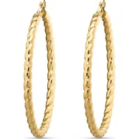 Christ Creolen 375er Gelbgold One Size Damen