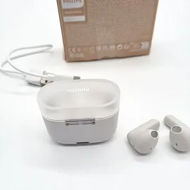 Philips TAT2139WT/00 True Wireless In Ear Bluetooth Headphones - Small Buds. Great Value Natural Sound. Dynamic bass, Pocket-Sized Charging case, Clear Calls - White