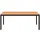 vidaXL Gartentisch Braun 185x90x74 cm Aluminium und WPC