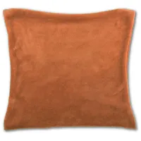 BestLivings Kissenhülle Kuschel 30x30cm Terracotta - ochre ohne Füllung