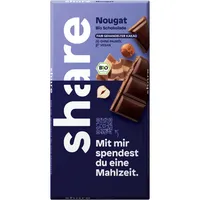 share Bio Nougat Schokolade 100,0 g