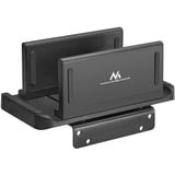 Maclean Brackets Maclean MC-454 Mini PC/Thin-Client-Halterung 2 in 1 Freistehend oder VESA-Befestigung Kompatibel mit VEASA-Halterungen Maximale Belastung 3kg einstellbare Breite: min. 5 mm, max. 70 mm Schwarz