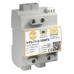 OBO 5094232 CombiController V-PV Y-Schaltung für PV-Anlagen +FS 1000V DC grau V-PV-T1+2-1000FS