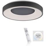 just light. Just Light 14326-18 ANIKA LED-Deckenleuchte LED Deckenleuchte Steuerbare Lichtfarbe 26.5W Grau