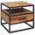 KADIMA DESIGN Nachtschrank 50 x 45 x 45 cm Braun