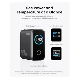 Anker B2697GZ1, Drinnen, AC, Grau