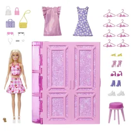 Barbie Traumkleiderschrank mit Puppe