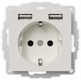 2USB inchargePRO USB AA Steckdose 12W 2.4A Mattes Weiß
