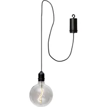 StarTrading LED Leuchtkugel Hängeleuchte Glaskugel 12,5 cm für Garten Terrasse transparent