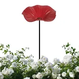 Handmade Metal Flower Garden Stake, Metall Gartenstecker Blumen Vogeltränke, Bienenträ, Gartenstecker Aus Metall, Gartenstatuen Gartendeko Für Draußen