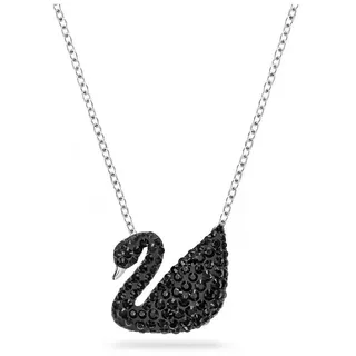 Swarovski Kette mit Anhänger Swan 5347329 schwarz|silberfarben