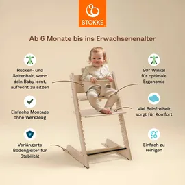 Stokke Set Tripp Trapp® Storm Grey mit Baby Set, Grau