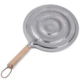 Wärmediffusor, Gaskochfeld, nur Wärmediffusor, Edelstahl, 21 cm