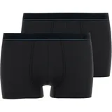 Bugatti Boxershorts unifarben schwarz XXL 2er Pack