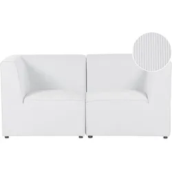 2-Sitzer Sofa Cord cremeweiß LEMVIG