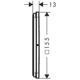 Hansgrohe ShowerSelect Comfort Q Ventil Unterputz, 3 Verbraucher, chrom